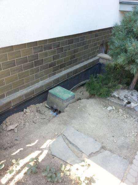 Drenáž okolo rodinného domu Nitra