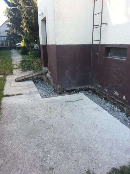 Drenáž okolo RD Sereď