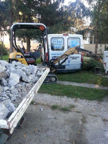 Drenáž okolo RD Sereď