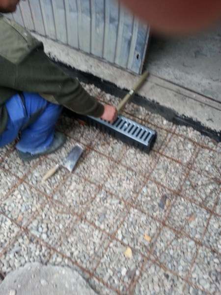 Drenáž okolo RD Sereď