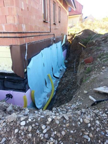 Drenáž okolo RD Bratislava Rača