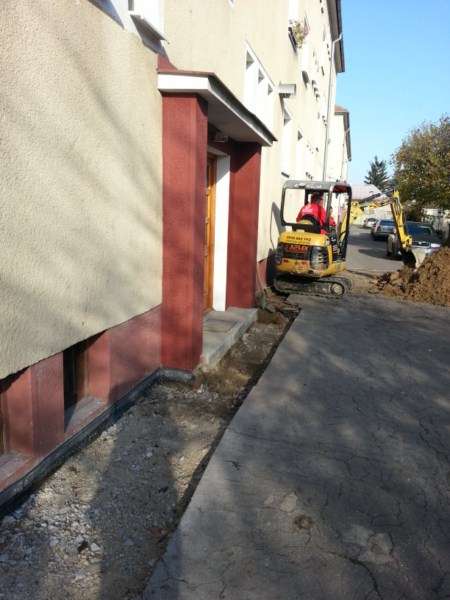 Drenáž bytovky Piešťany