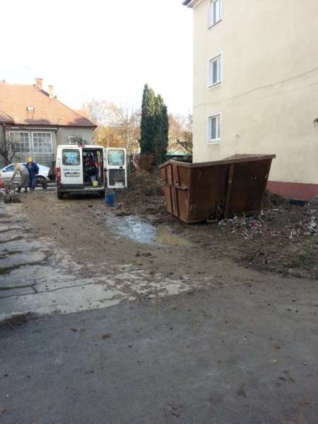 Drenáž bytovky Piešťany