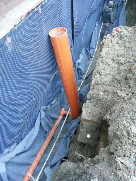 Drenáž bytovky Piešťany