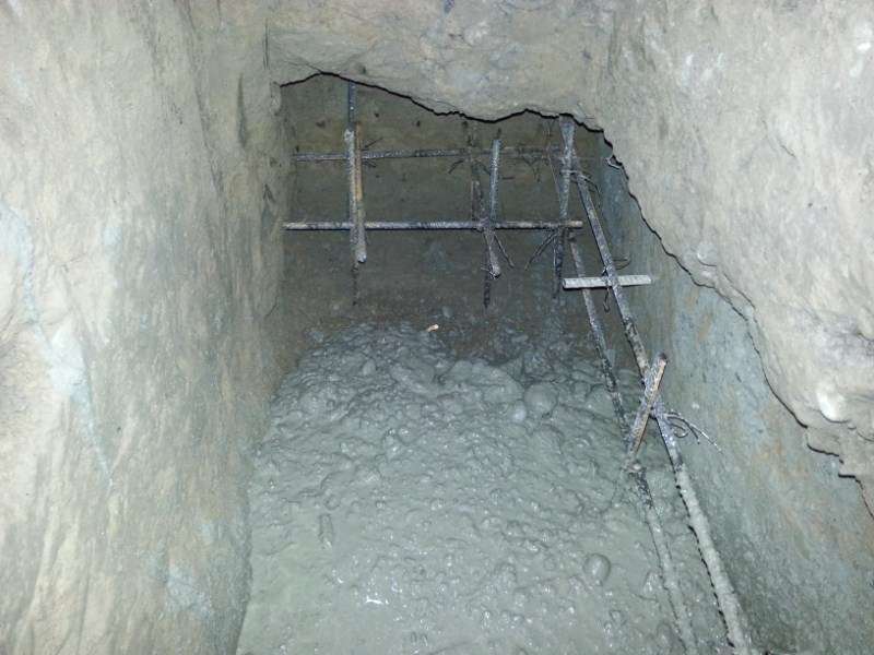 Zosilnenie základo RD Melčice - Lieskové