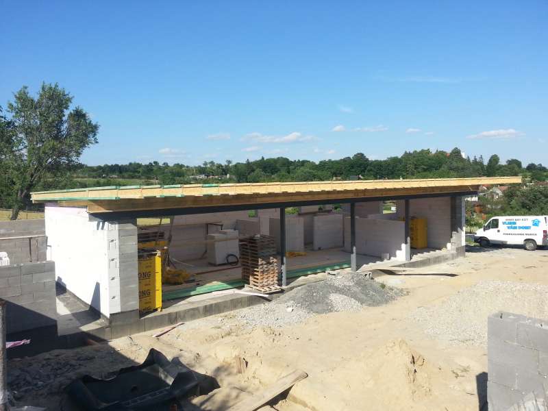 Výstavba rodinného domu - Suchá nad parnou