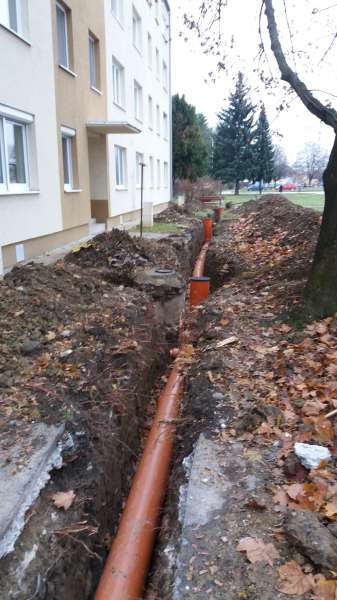 Výmena kanalizácie Piešťany